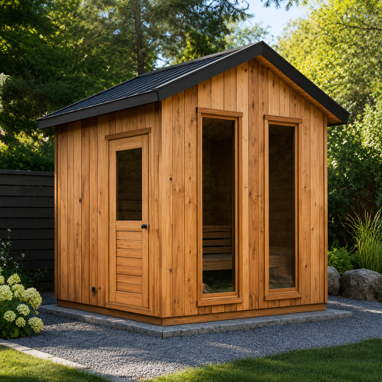 Cedar Built Cabin Sauna